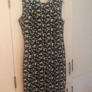 This Black and white Calvin Kline dress.